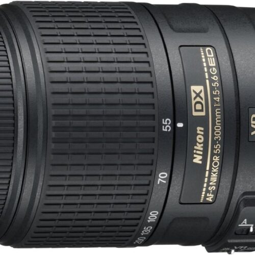 Nikon – 2197 – Objectif AF-S DX 55-300 mm f/4,5-5,6 ED VR série G