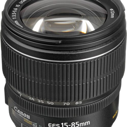 Canon Objectif EF-S 15-85 mm f/3,5-5,6 IS USM Stabilisateur d’image 4 vitesse